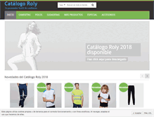 Tablet Screenshot of catalogoroly.es